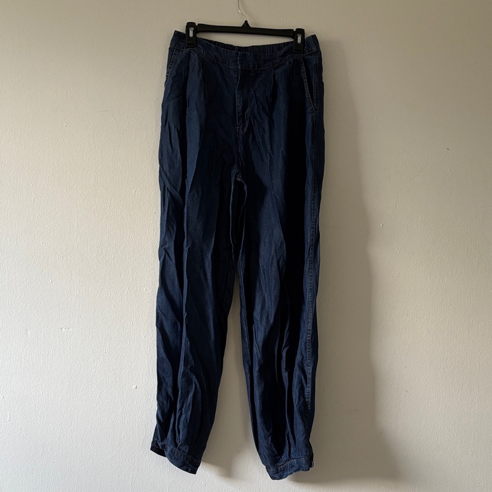 Relaxed Navy Women's Jogger Pants - Pull-On Comfort
